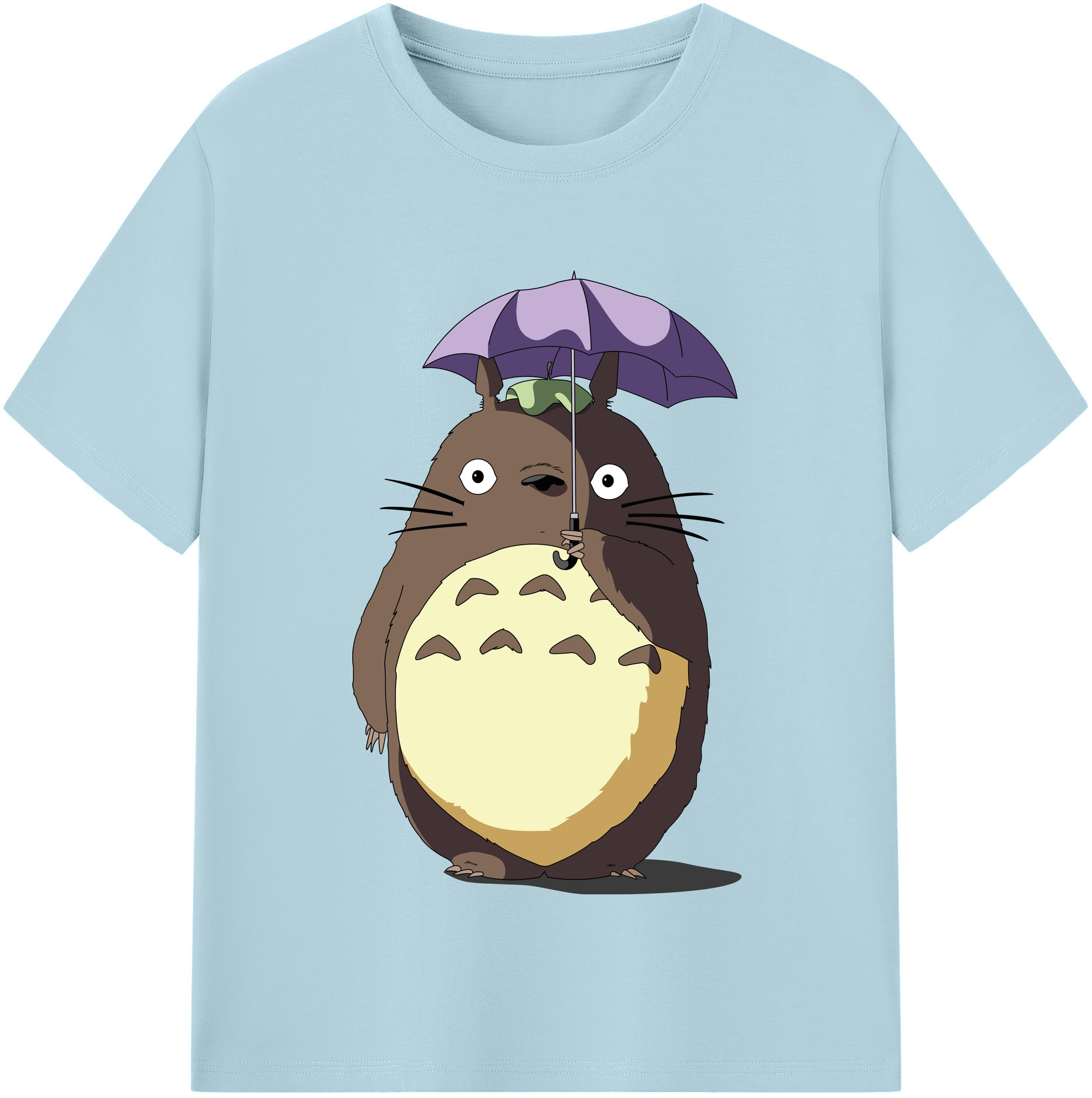（画像用） となりのトトロ 草壁メイ 草壁サツキ My Neighbor Totoro Satsuki Kusakabe Mei Kusakabe 綿100％半袖Tシャツ（フロントプリント）